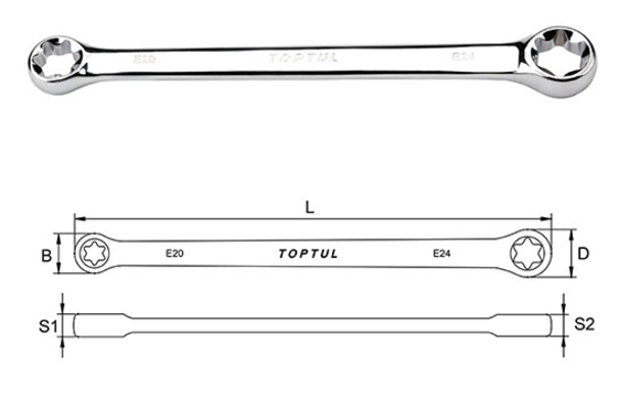 co le 2 dau vong toptul aaae1622 16x22 mm