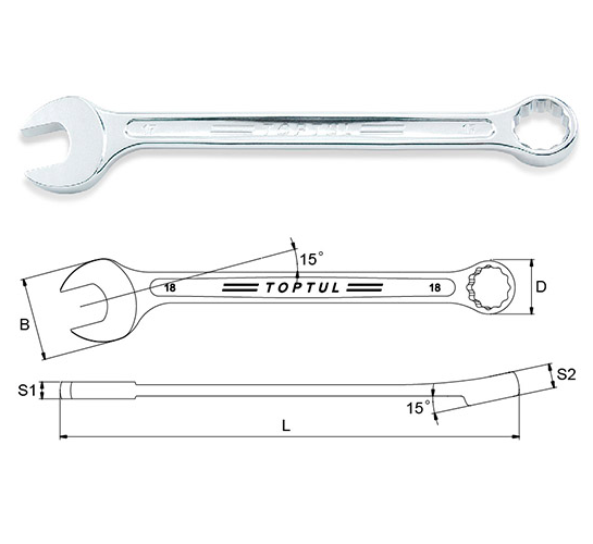 co le vong mieng toptul aaew1616 16mm