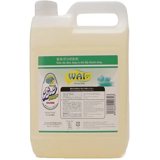 nuoc rua chen wai green mild 4l