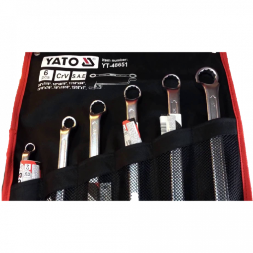 Bộ cờ lê 2 đầu tròng 6PCS Yato YT-48651