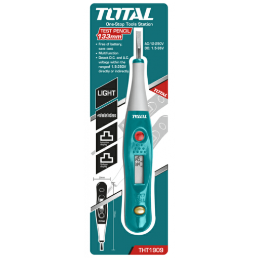 Bút thử điện có đồng hồ Total THT1909 96/T