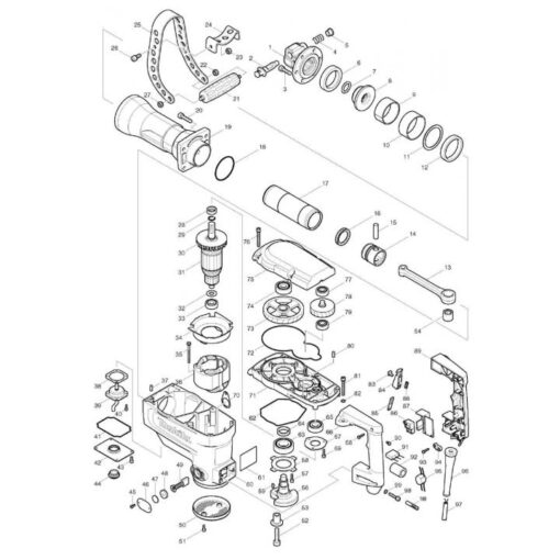 Máy đục bê tông Makita HM1306