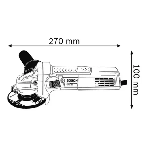 Máy mài góc Bosch GWS 7-100 ET (có điều chỉnh tốc độ)