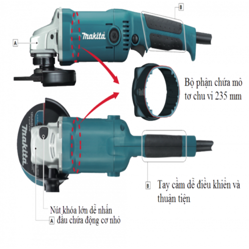 Máy mài góc Makita GA5010