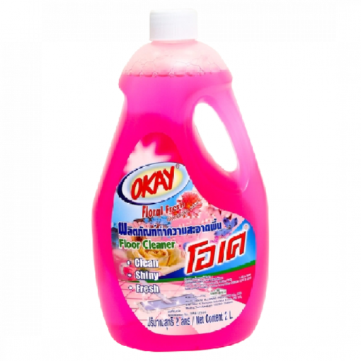 Nước lau sàn OKAY hồng 2L