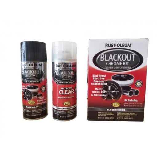 Sơn mạ crom Rust-Oleum Blackout Chrome Kit