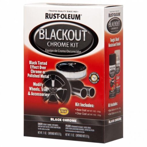 Sơn mạ crom Rust-Oleum Blackout Chrome Kit