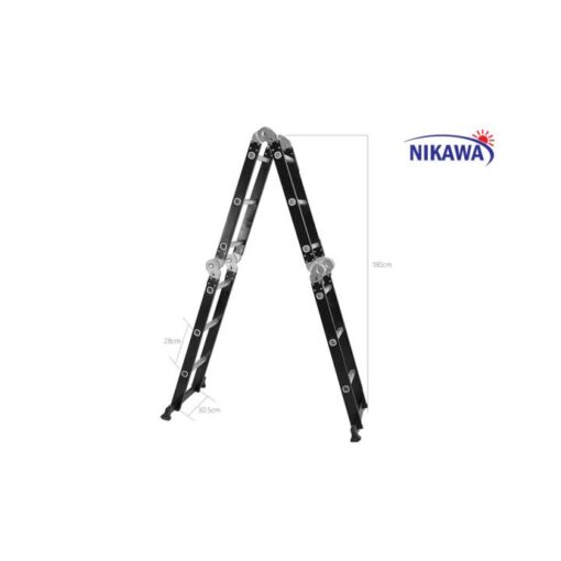 Thang nhôm gấp 4 đoạn Nikawa NKG-43