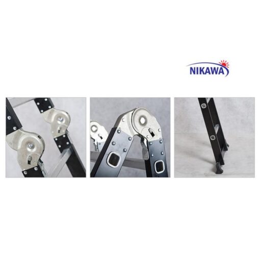 Thang nhôm gấp 4 đoạn Nikawa NKG-43